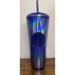 Starbucks 2022 Fall Kaleidoscope 24 Oz Tumbler Purple Prism limited-ed cold cup